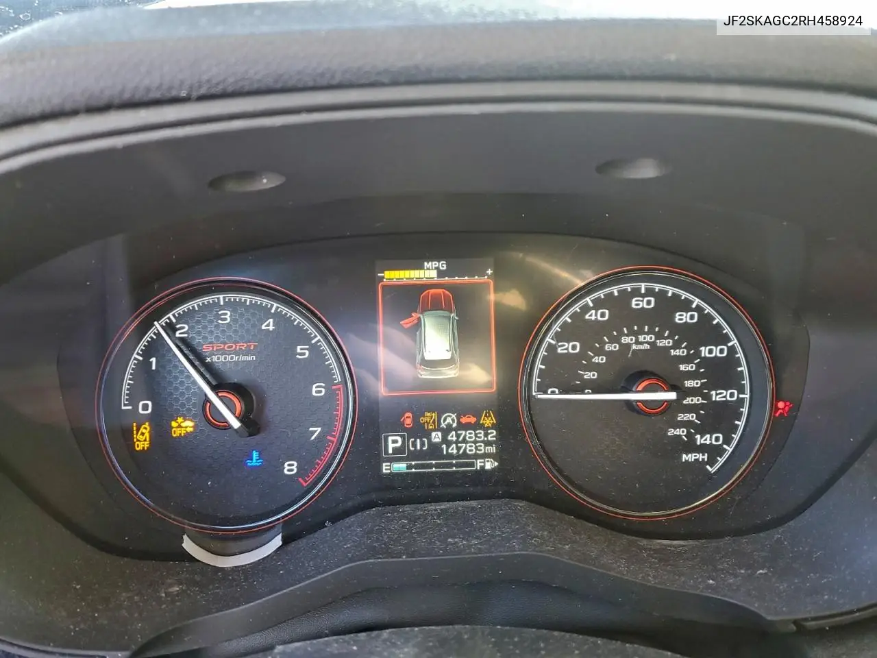 JF2SKAGC2RH458924 2024 Subaru Forester Sport