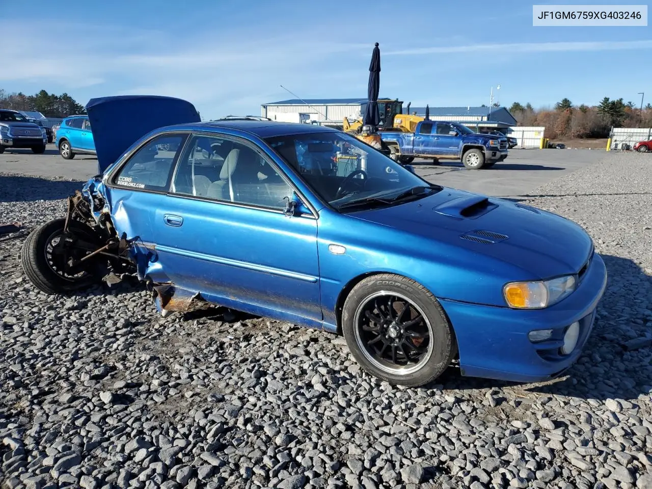 JF1GM6759XG403246 1999 Subaru Impreza Rs
