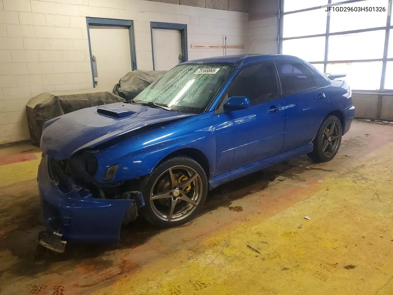 2003 Subaru Impreza Wrx VIN: JF1GD29603H501326 Lot: 75165865