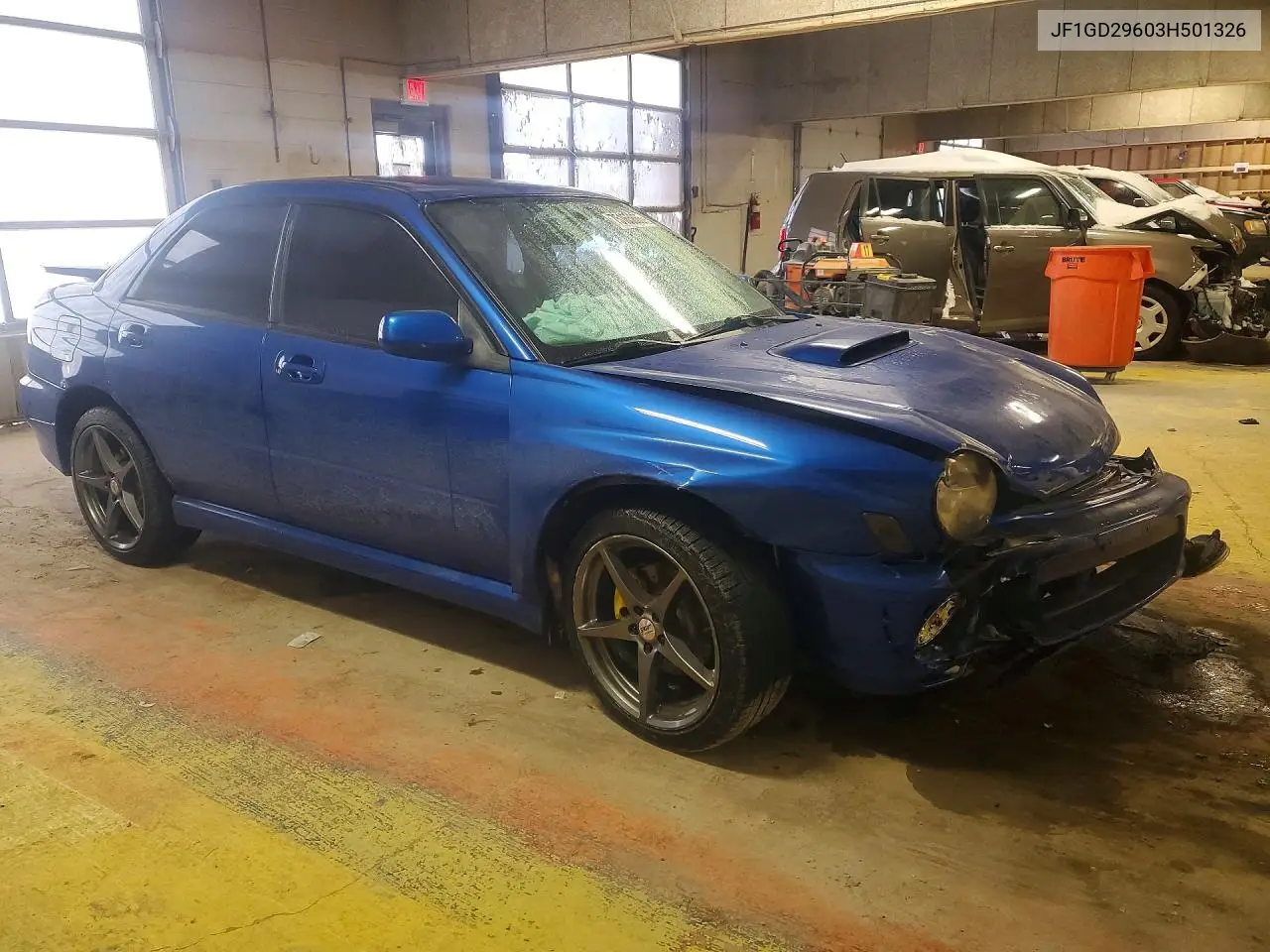 2003 Subaru Impreza Wrx VIN: JF1GD29603H501326 Lot: 75165865