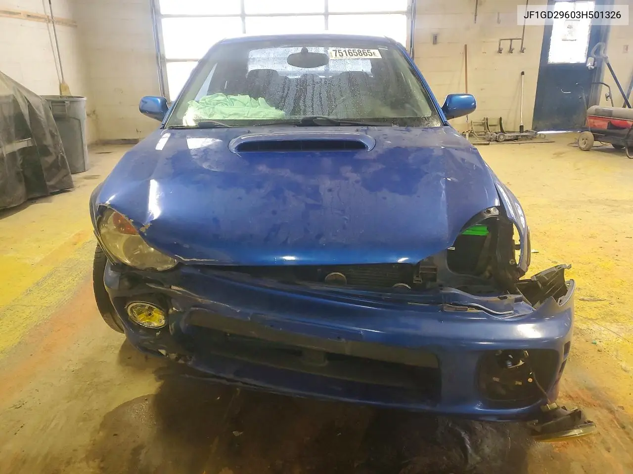 2003 Subaru Impreza Wrx VIN: JF1GD29603H501326 Lot: 75165865