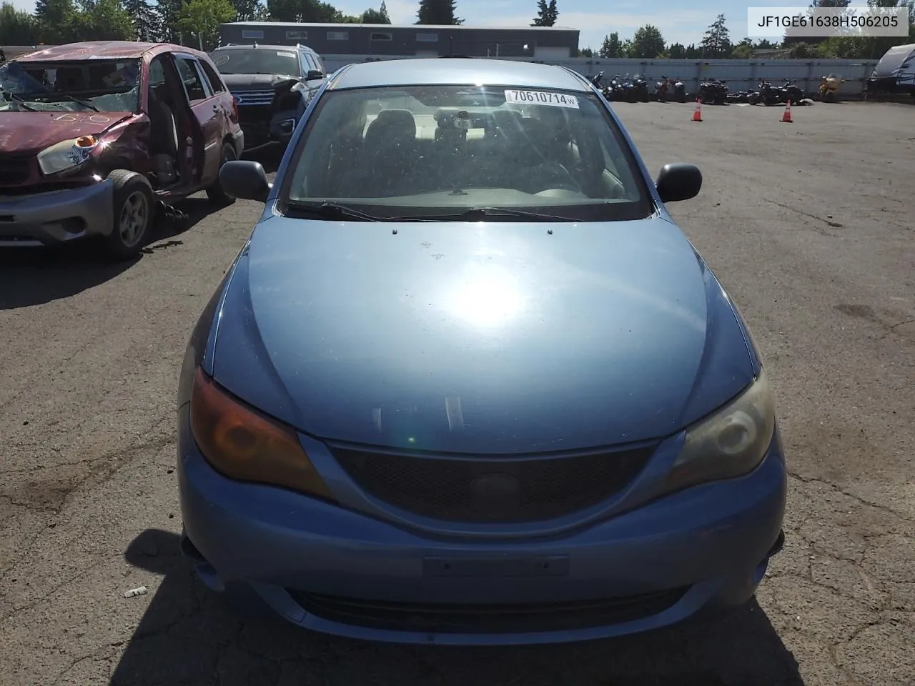 JF1GE61638H506205 2008 Subaru Impreza 2.5I