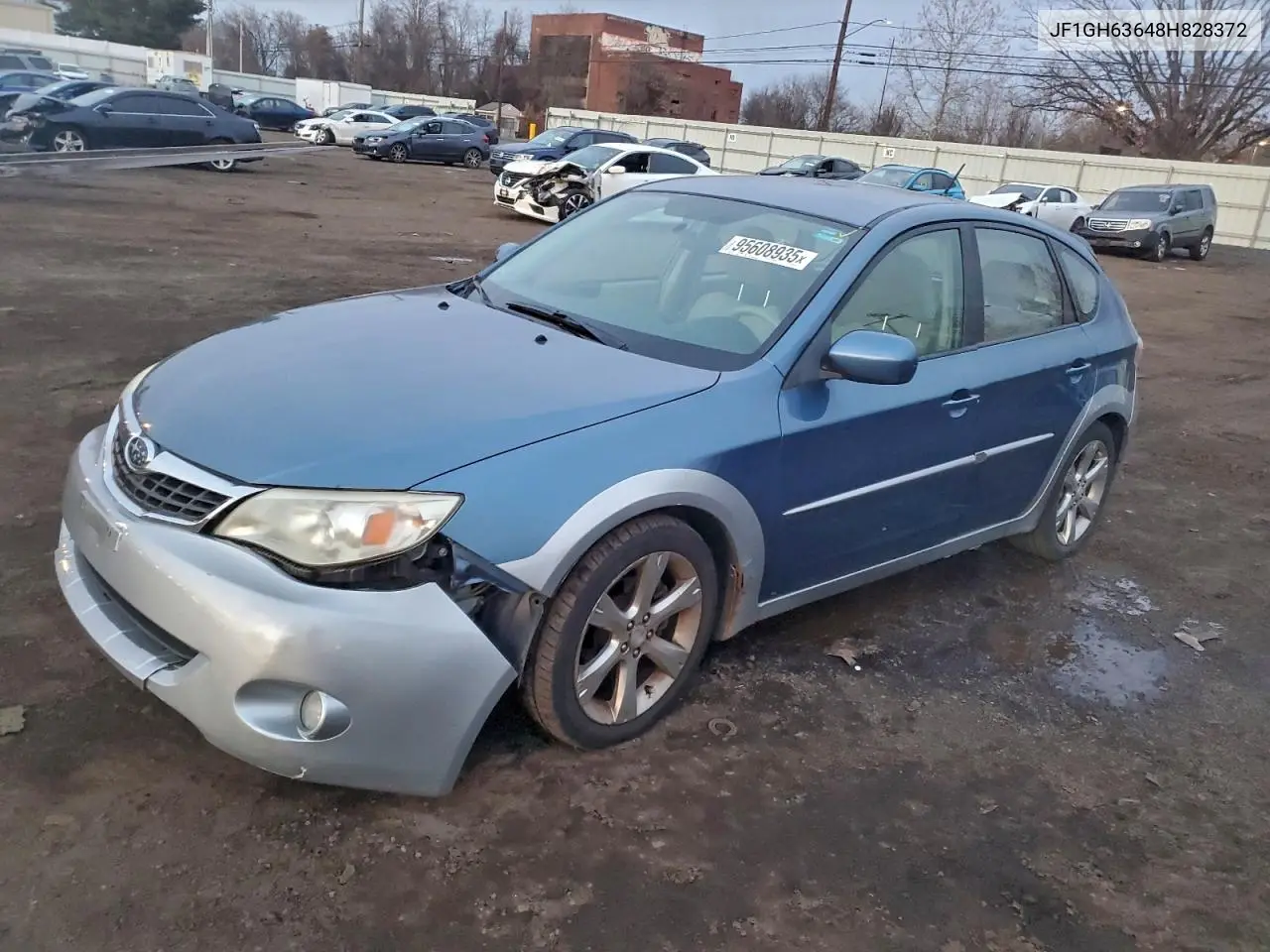 JF1GH63648H828372 2008 Subaru Impreza Outback Sport
