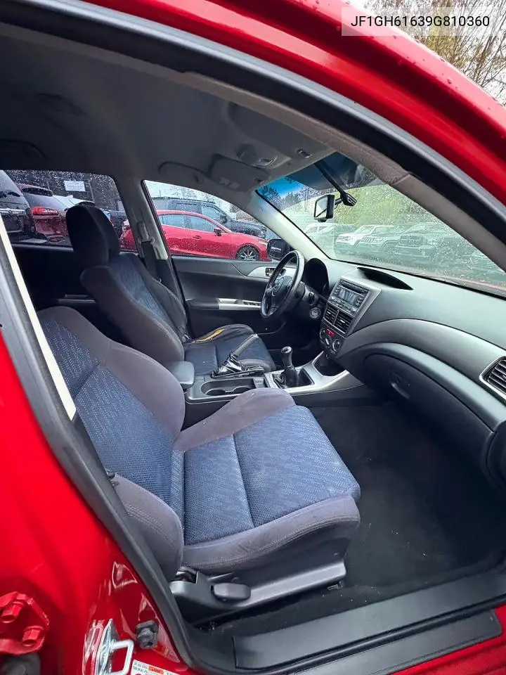 JF1GH61639G810360 2009 Subaru Impreza 2.5I
