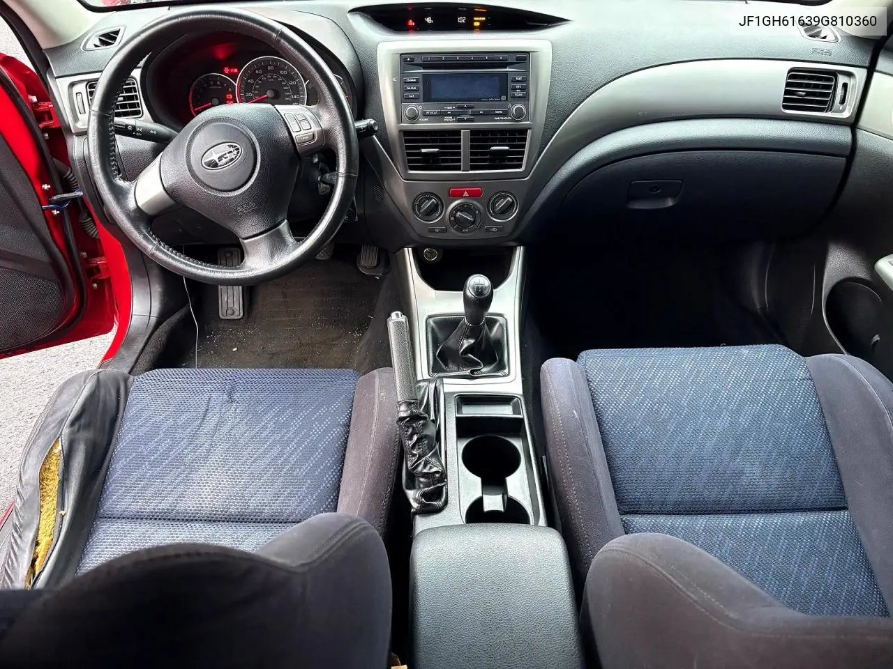 JF1GH61639G810360 2009 Subaru Impreza 2.5I