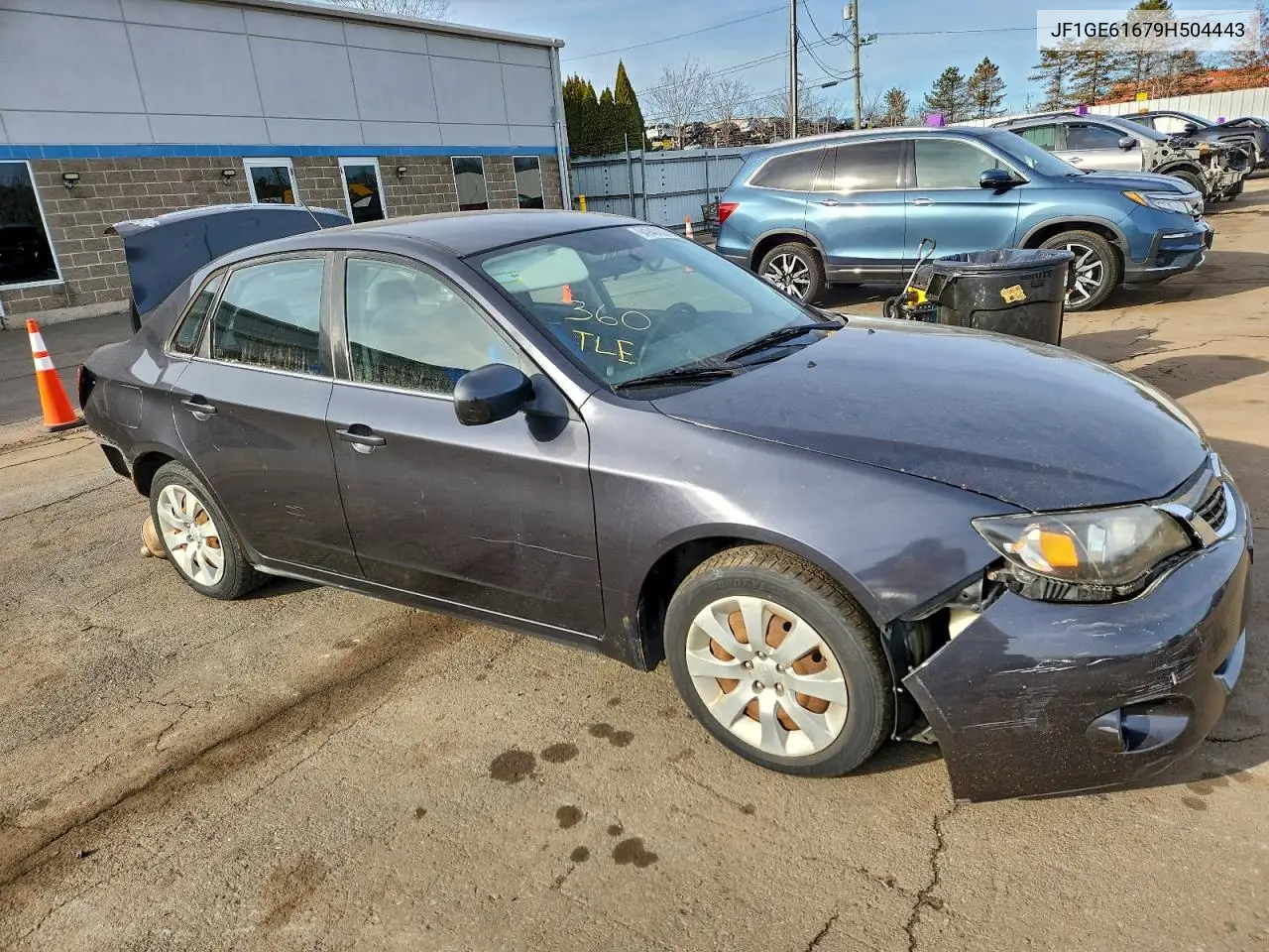 JF1GE61679H504443 2009 Subaru Impreza 2.5I