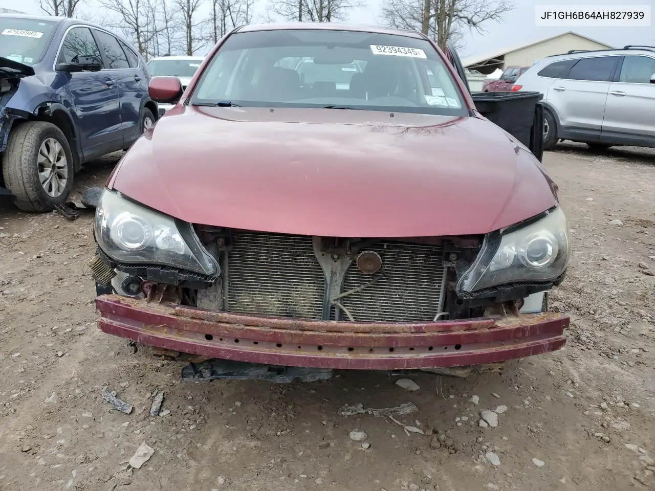 JF1GH6B64AH827939 2010 Subaru Impreza 2.5I Premium