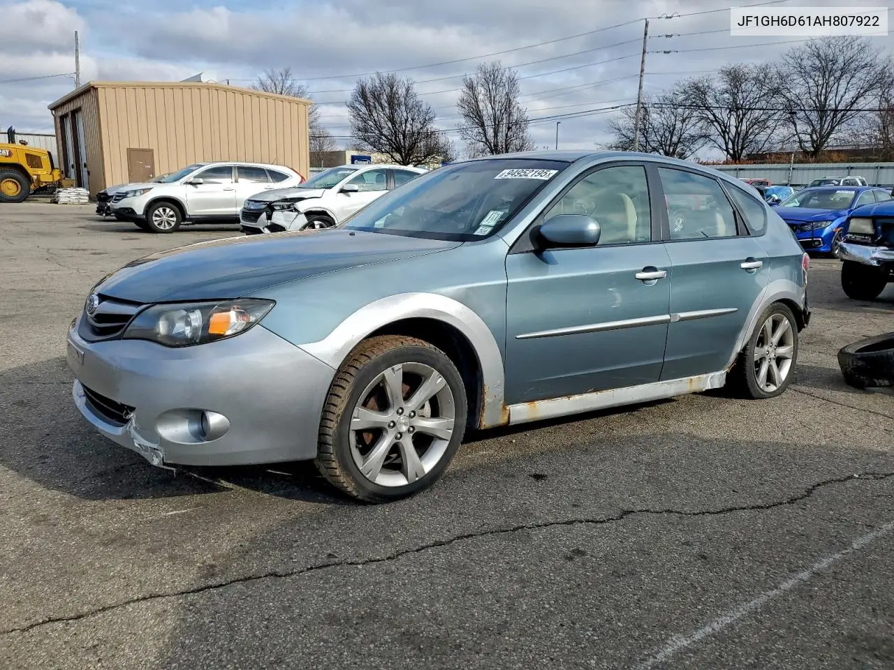 JF1GH6D61AH807922 2010 Subaru Impreza Outback Sport