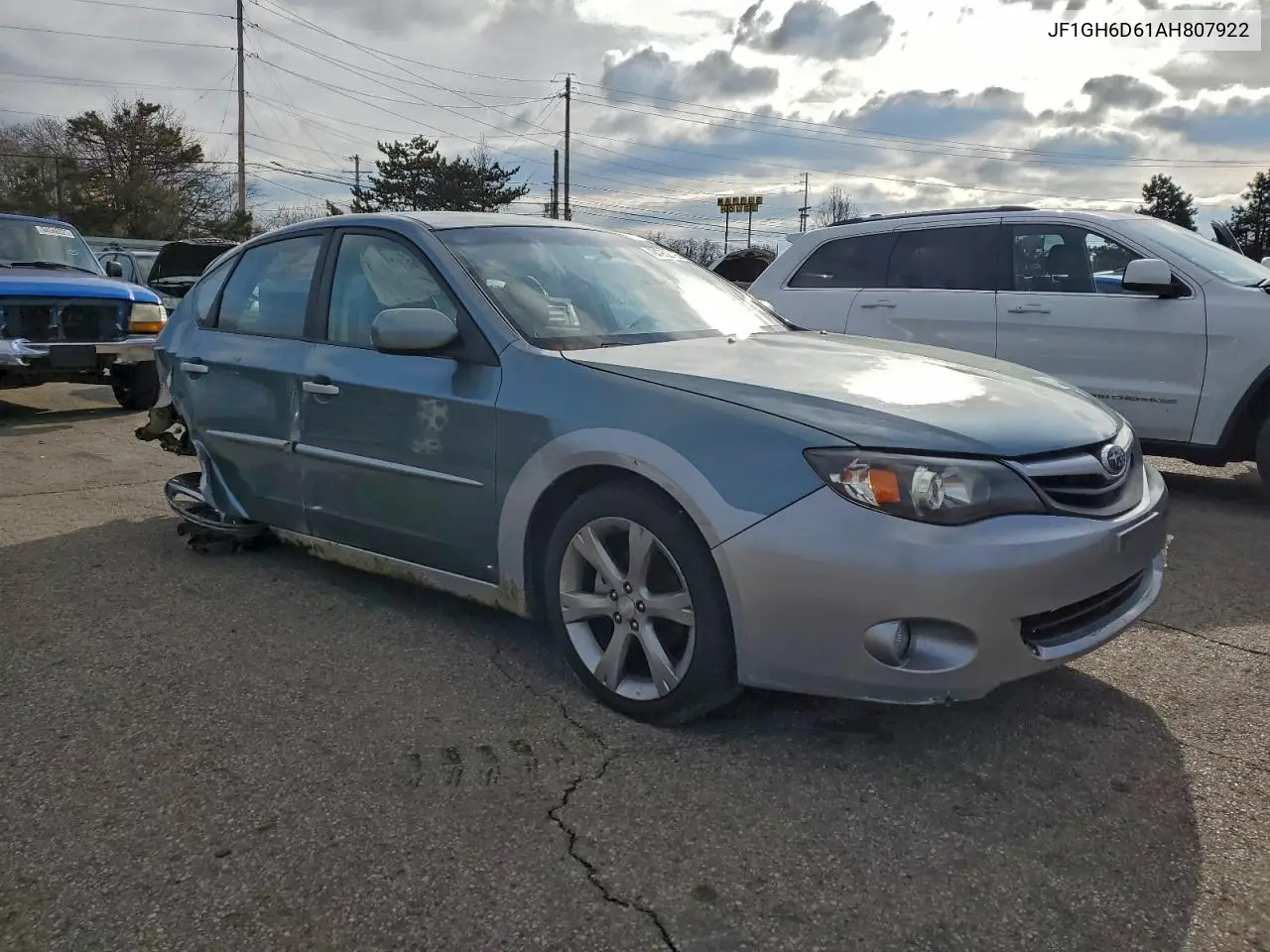 JF1GH6D61AH807922 2010 Subaru Impreza Outback Sport