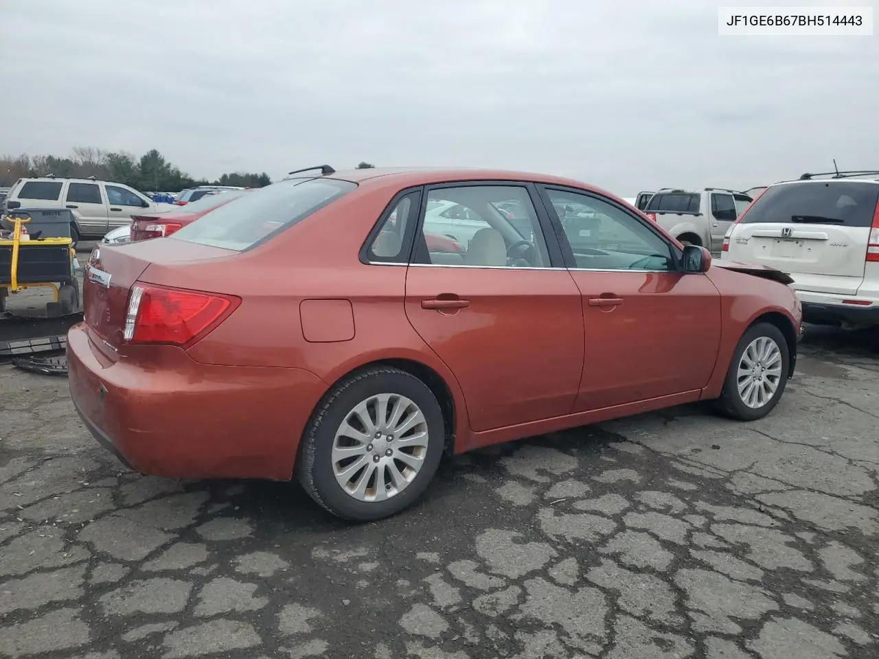JF1GE6B67BH514443 2011 Subaru Impreza 2.5I Premium