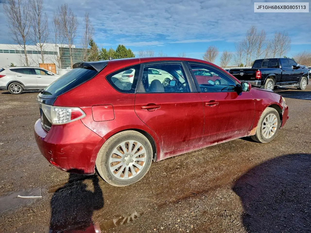 JF1GH6B6XBG805113 2011 Subaru Impreza 2.5I Premium