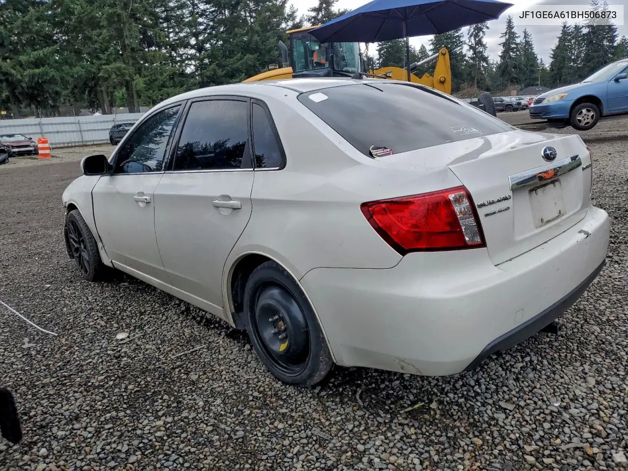 JF1GE6A61BH506873 2011 Subaru Impreza 2.5I