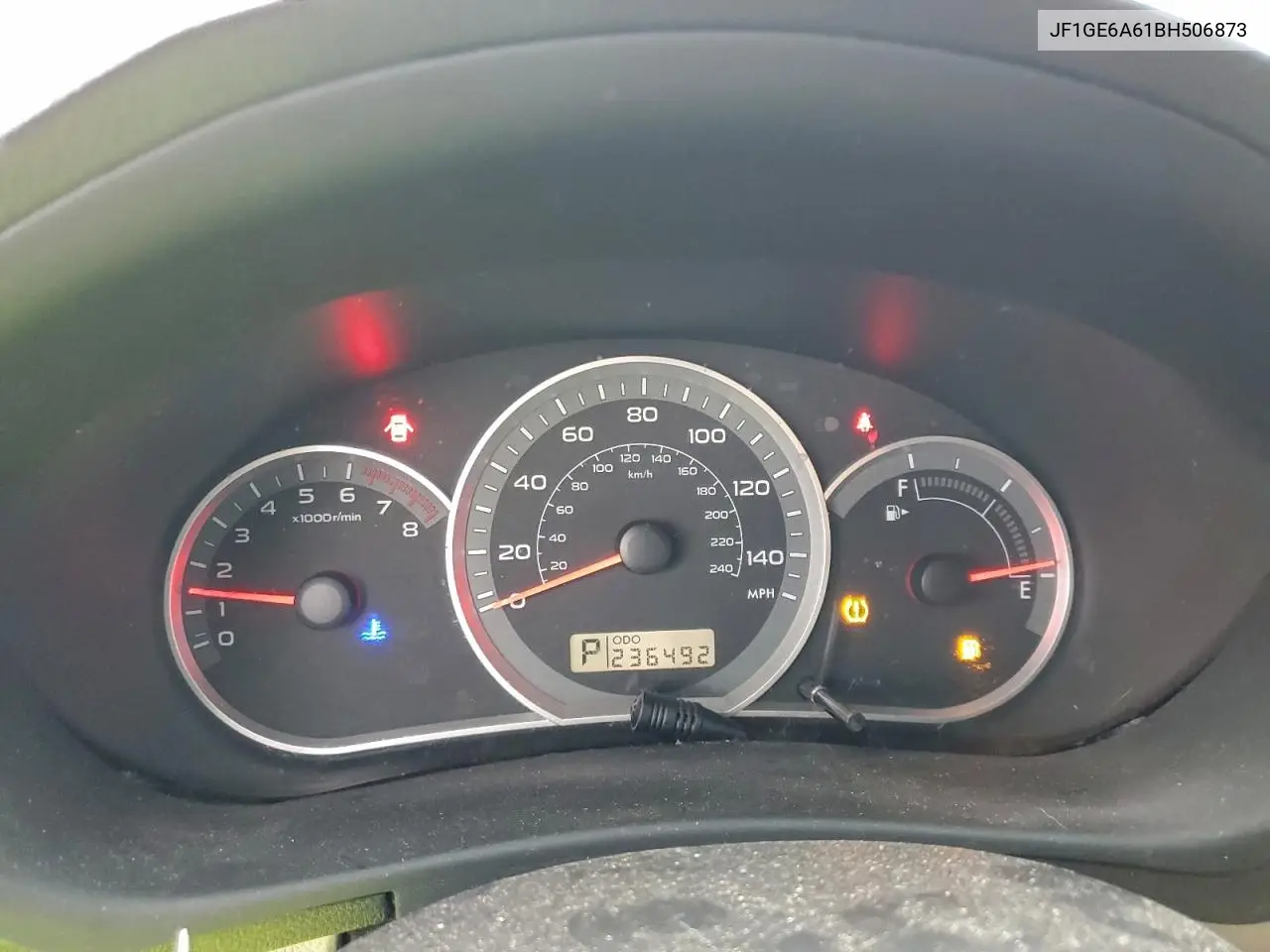 JF1GE6A61BH506873 2011 Subaru Impreza 2.5I