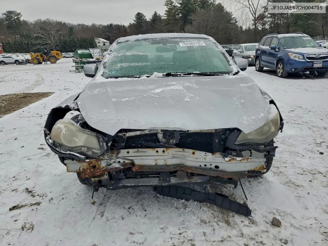 JF1GJAE67CH004735 2012 Subaru Impreza Premium