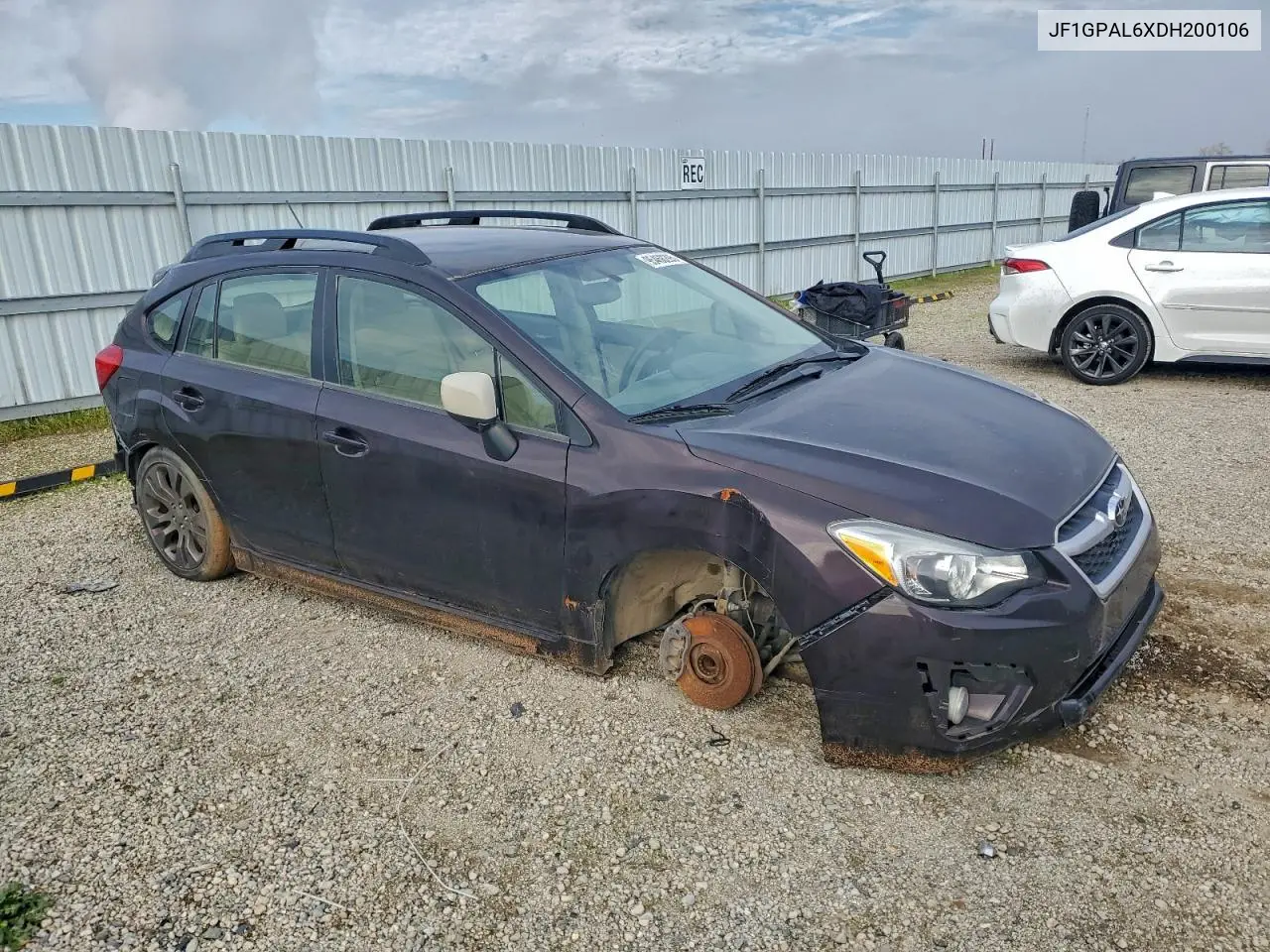 JF1GPAL6XDH200106 2013 Subaru Impreza Sport Premium