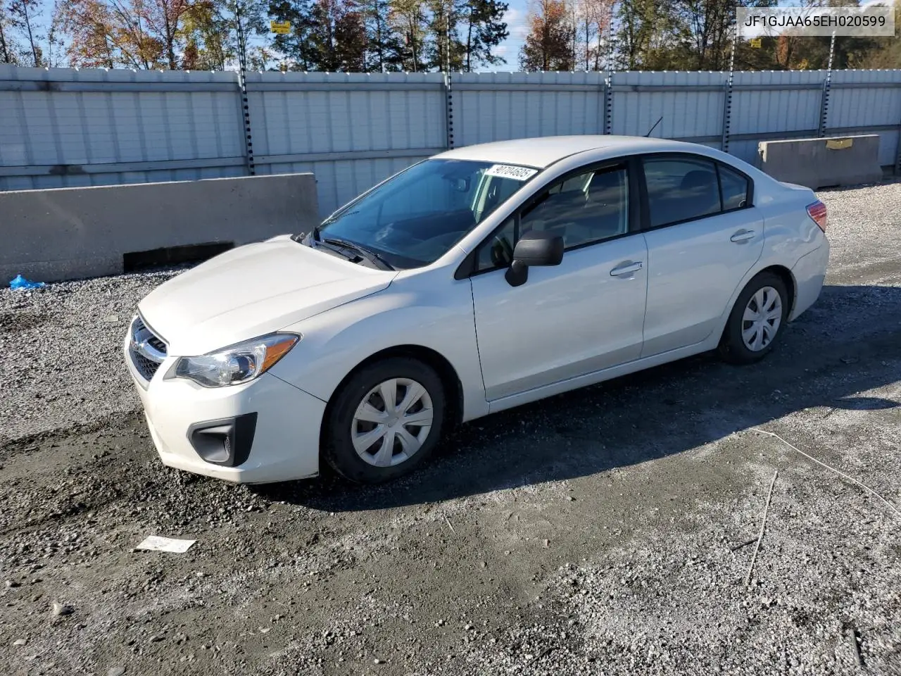 JF1GJAA65EH020599 2014 Subaru Impreza