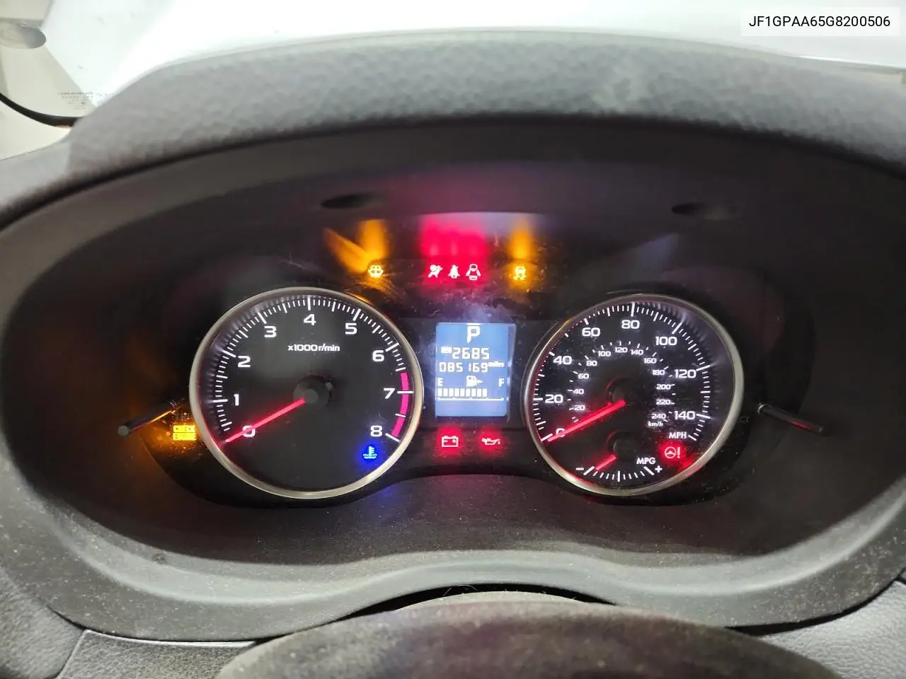 JF1GPAA65G8200506 2016 Subaru Impreza