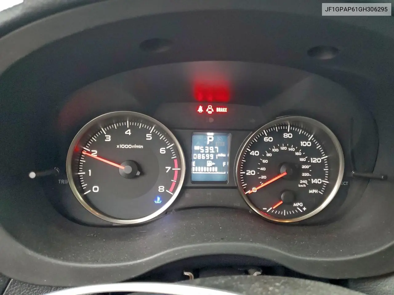 JF1GPAP61GH306295 2016 Subaru Impreza Sport Premium
