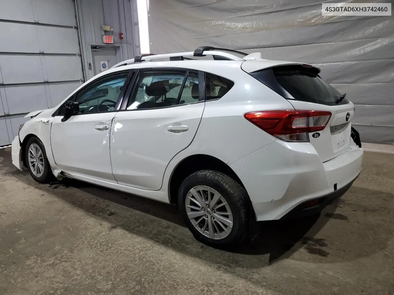 4S3GTAD6XH3742460 2017 Subaru Impreza Premium Plus
