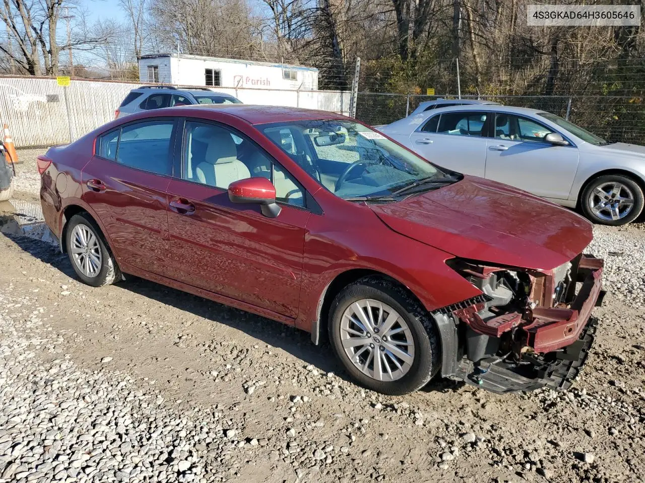 4S3GKAD64H3605646 2017 Subaru Impreza Premium Plus