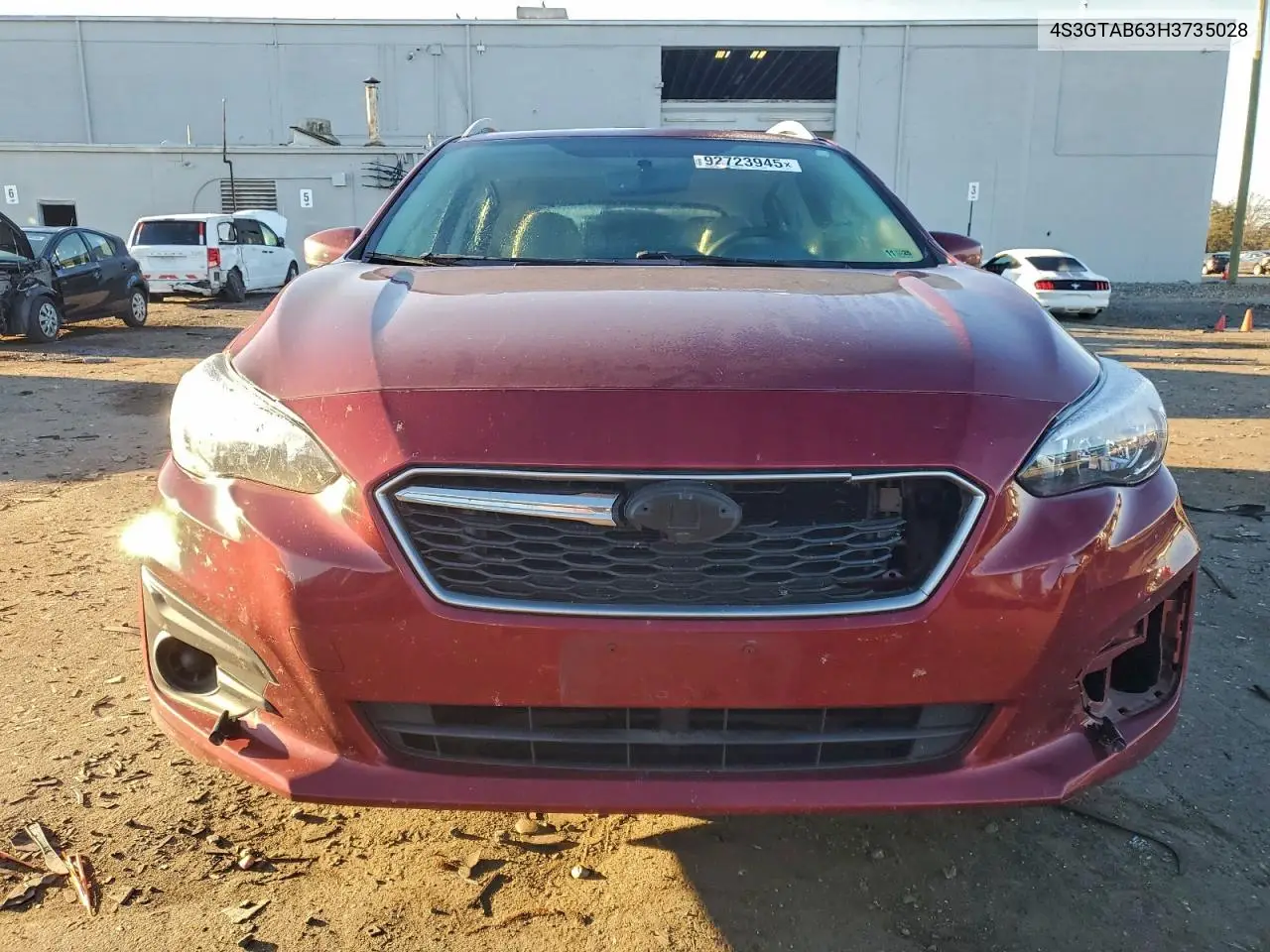 4S3GTAB63H3735028 2017 Subaru Impreza Premium