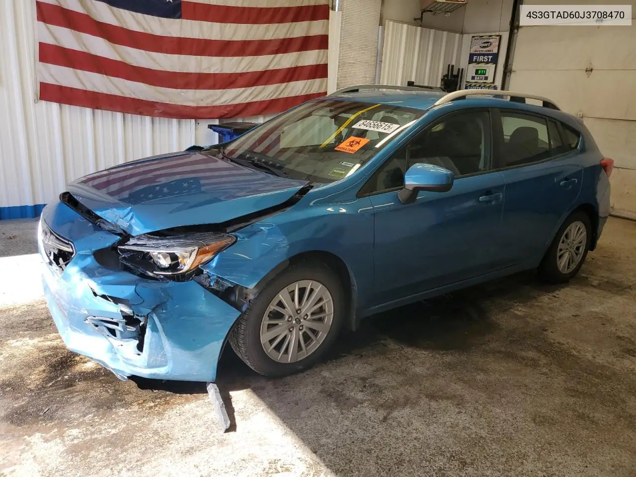 4S3GTAD60J3708470 2018 Subaru Impreza Premium Plus