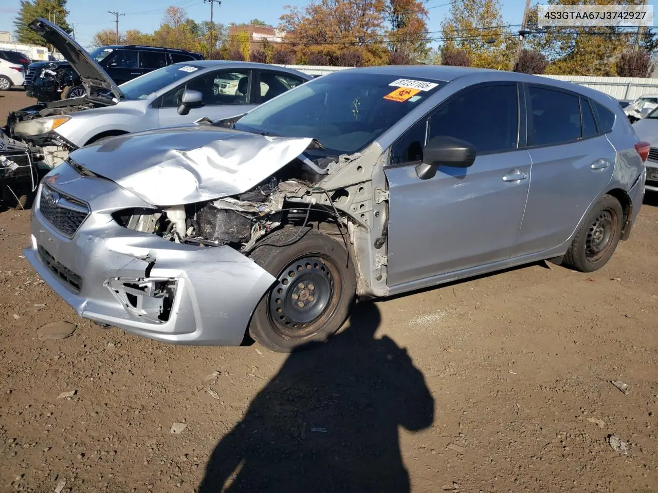 4S3GTAA67J3742927 2018 Subaru Impreza