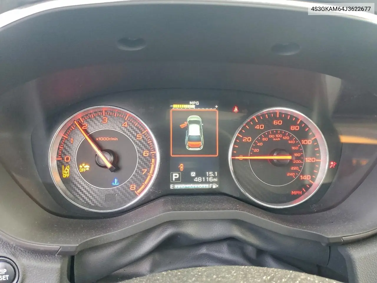 4S3GKAM64J3622677 2018 Subaru Impreza Sport
