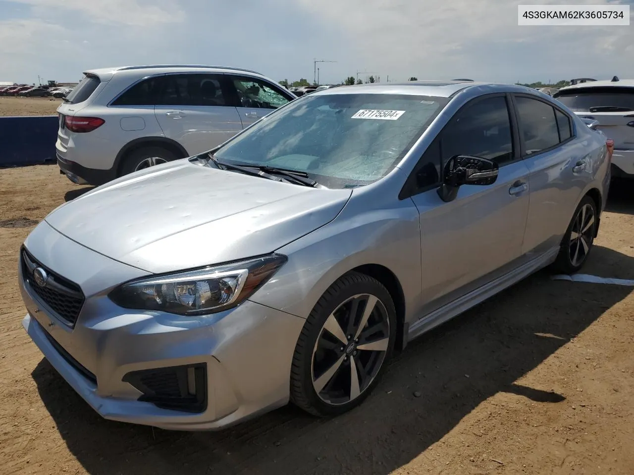 4S3GKAM62K3605734 2019 Subaru Impreza Sport