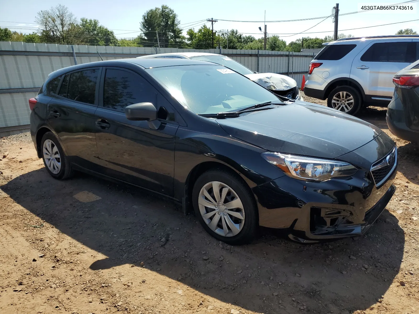 4S3GTAB66K3743616 2019 Subaru Impreza