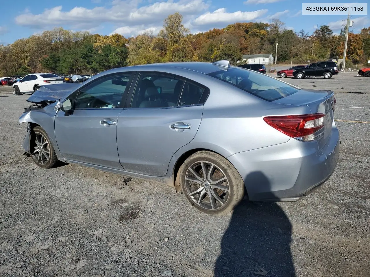4S3GKAT69K3611158 2019 Subaru Impreza Limited