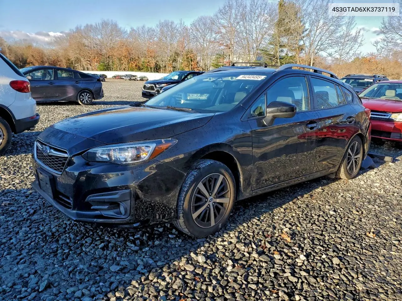 4S3GTAD6XK3737119 2019 Subaru Impreza Premium