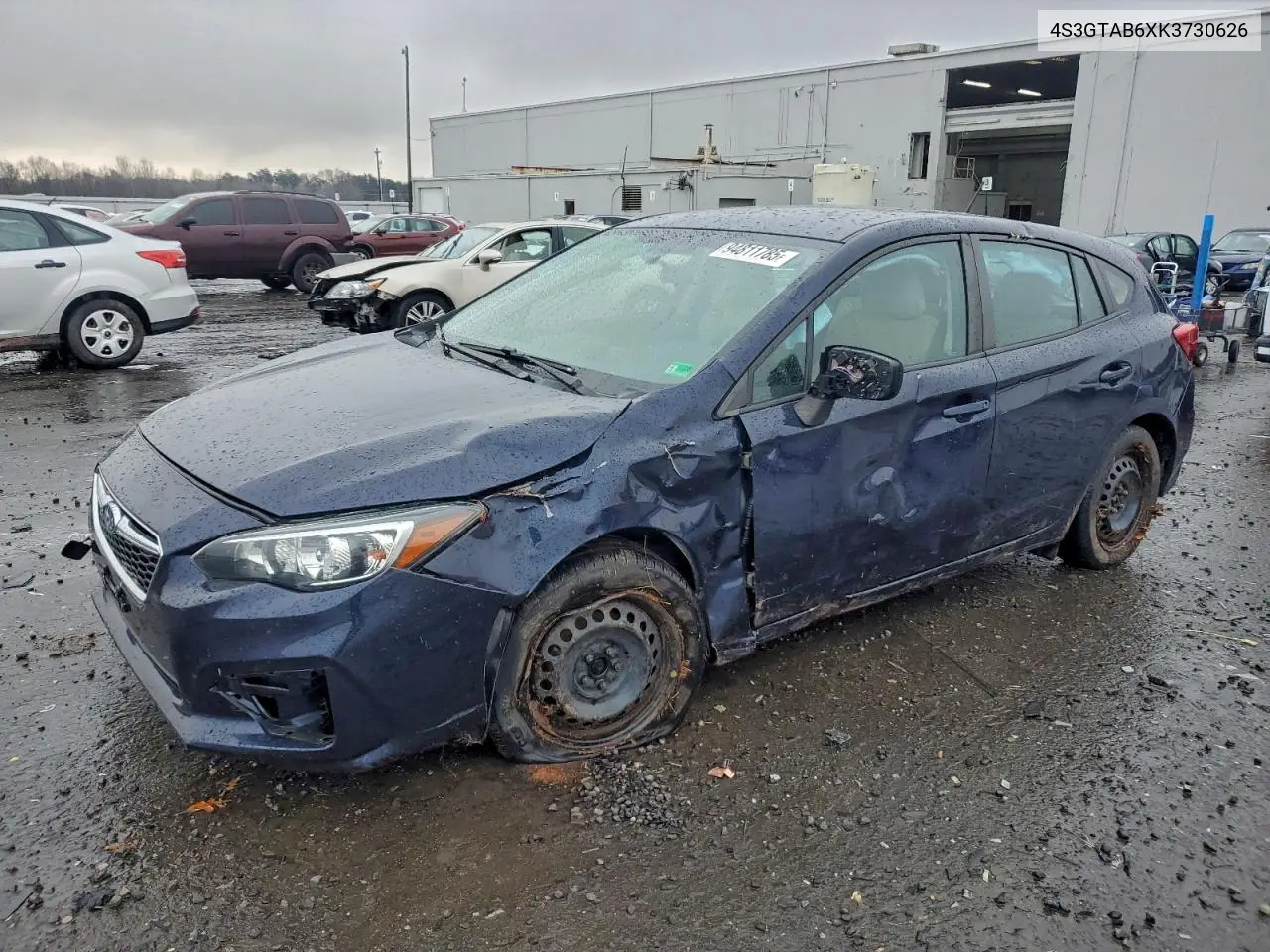 4S3GTAB6XK3730626 2019 Subaru Impreza