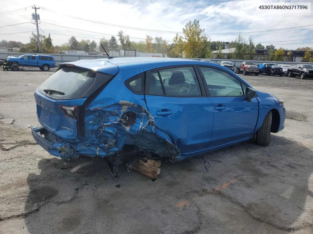 4S3GTAB60N3717596 2022 Subaru Impreza