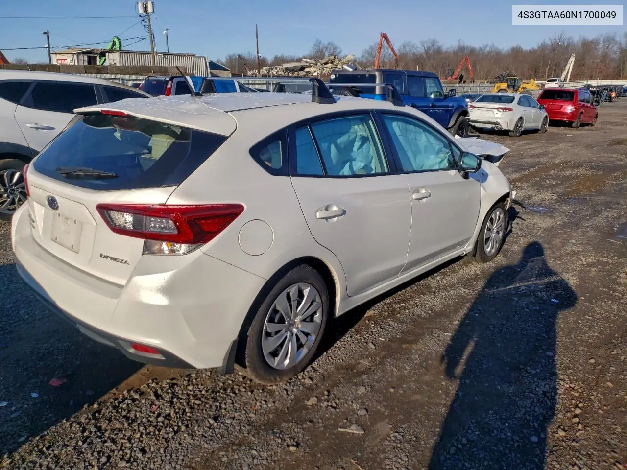 4S3GTAA60N1700049 2022 Subaru Impreza