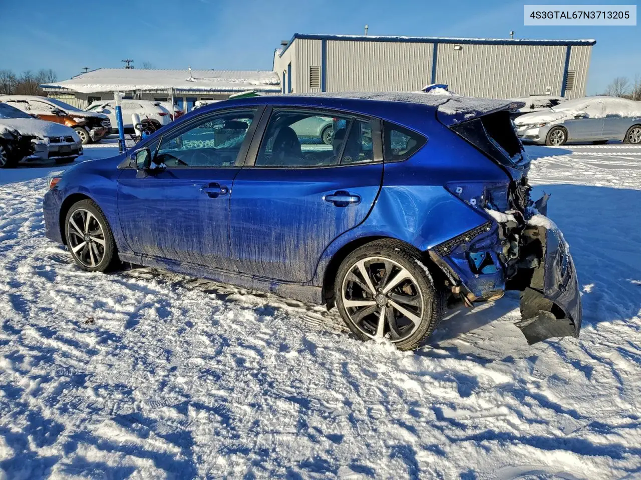4S3GTAL67N3713205 2022 Subaru Impreza Sport