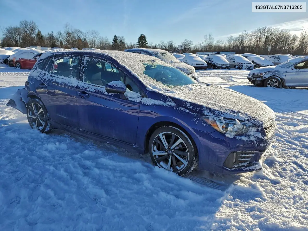 4S3GTAL67N3713205 2022 Subaru Impreza Sport