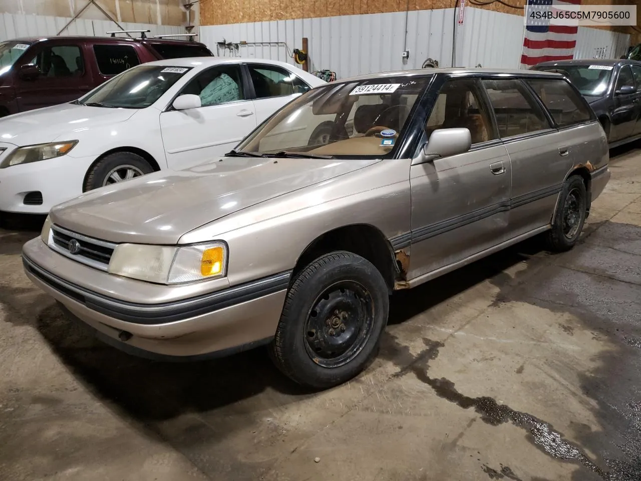 1991 Subaru Legacy Ls Special VIN: 4S4BJ65C5M7905600 Lot: 59124414