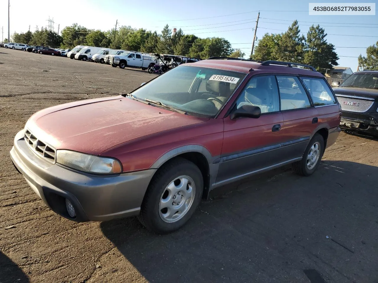 1996 Subaru Legacy Outback VIN: 4S3BG6852T7983055 Lot: 61951634