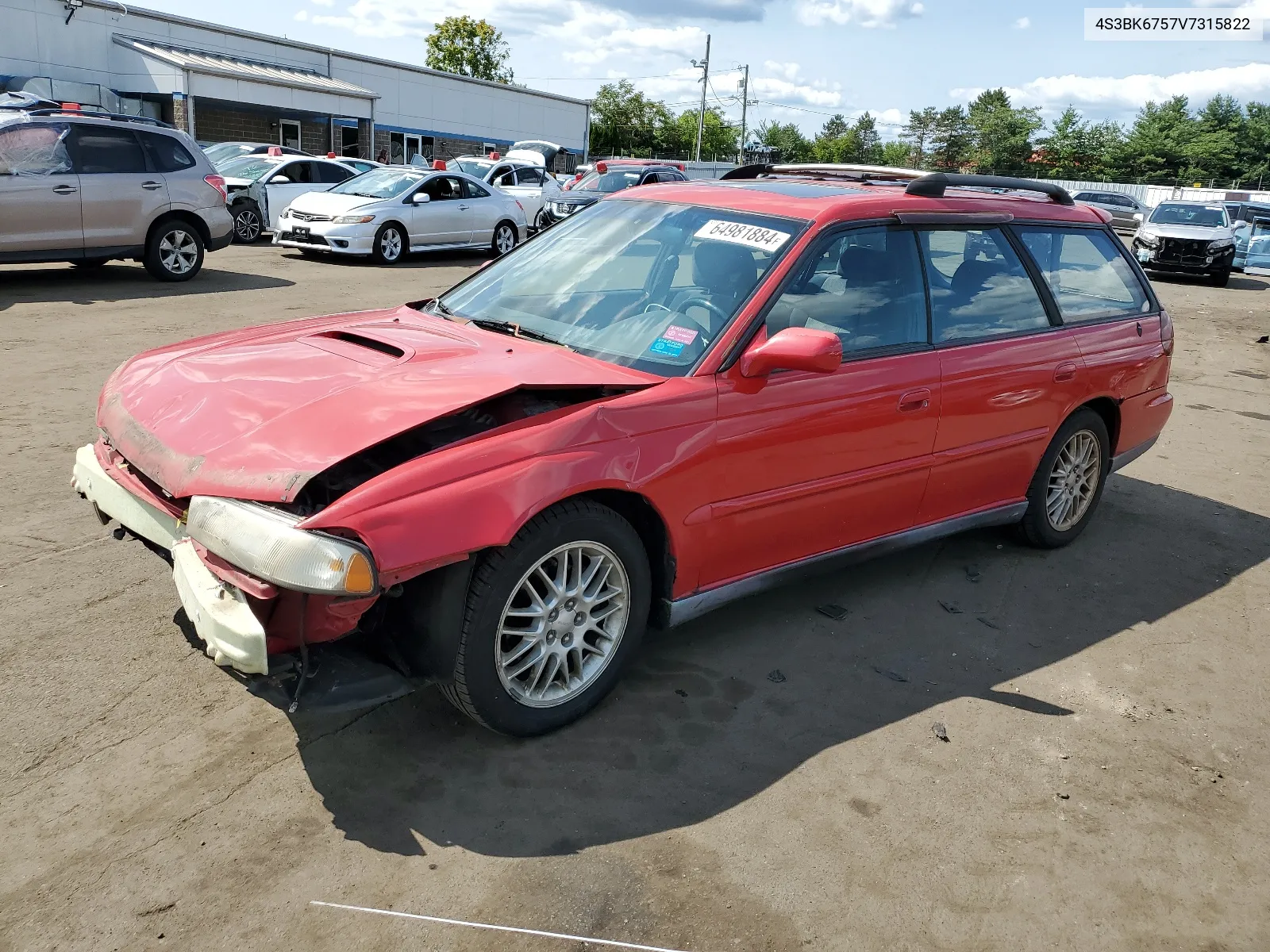 4S3BK6757V7315822 1997 Subaru Legacy Gt