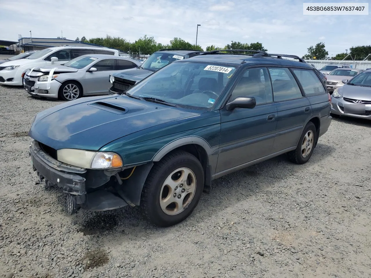 1998 Subaru Legacy 30Th Anniversary Outback VIN: 4S3BG6853W7637407 Lot: 52207014