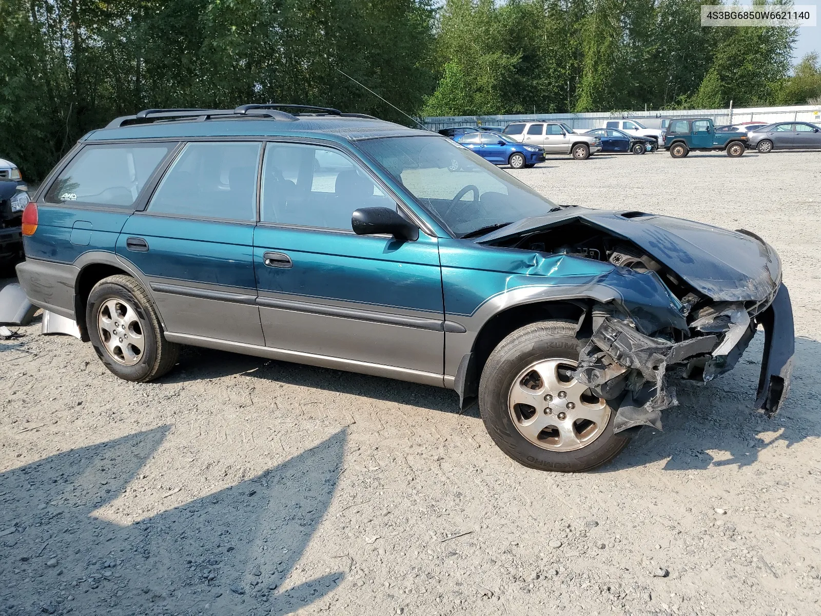 1998 Subaru Legacy 30Th Anniversary Outback VIN: 4S3BG6850W6621140 Lot: 66501214