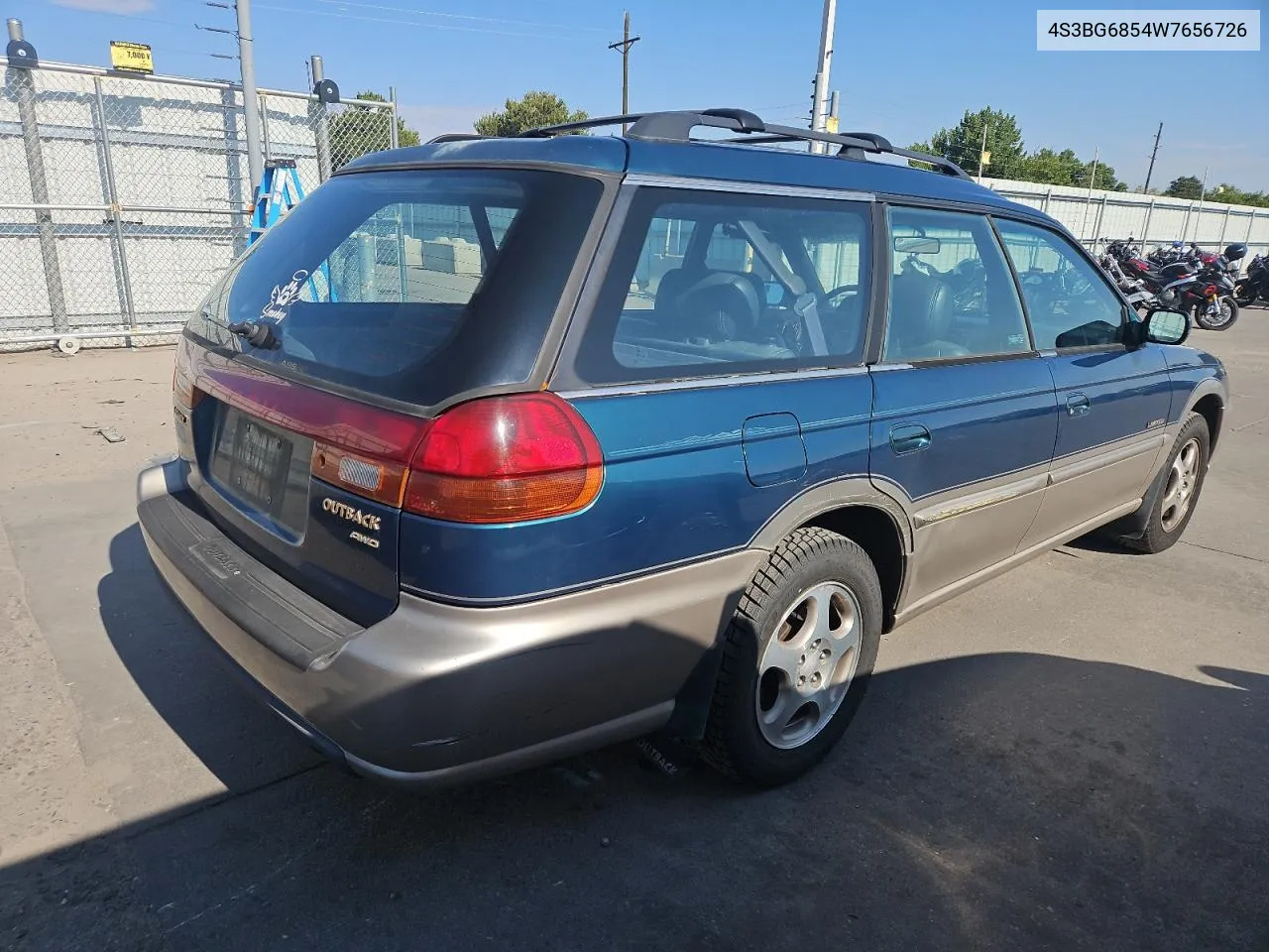 1998 Subaru Legacy 30Th Anniversary Outback VIN: 4S3BG6854W7656726 Lot: 70977144