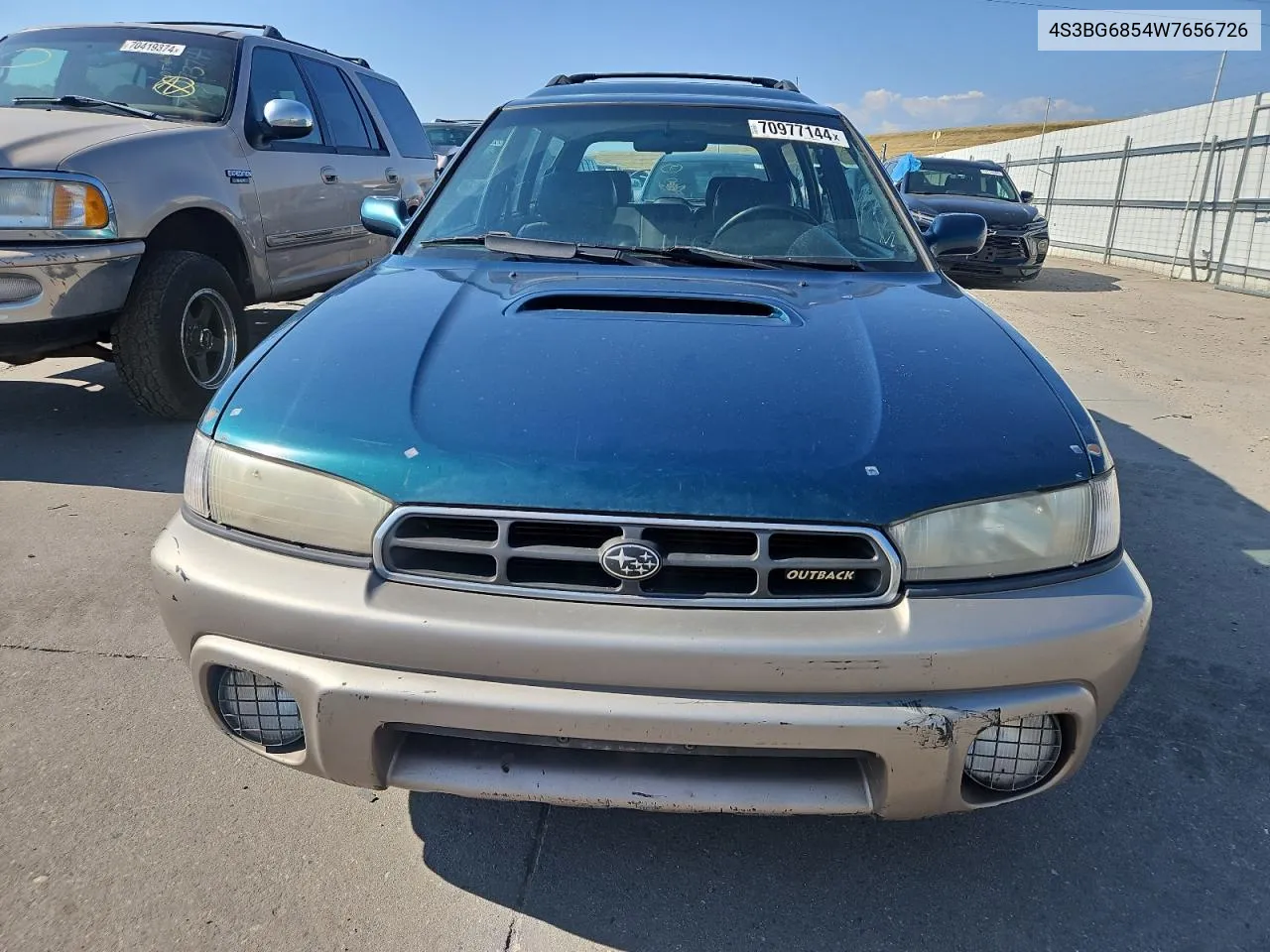 1998 Subaru Legacy 30Th Anniversary Outback VIN: 4S3BG6854W7656726 Lot: 70977144