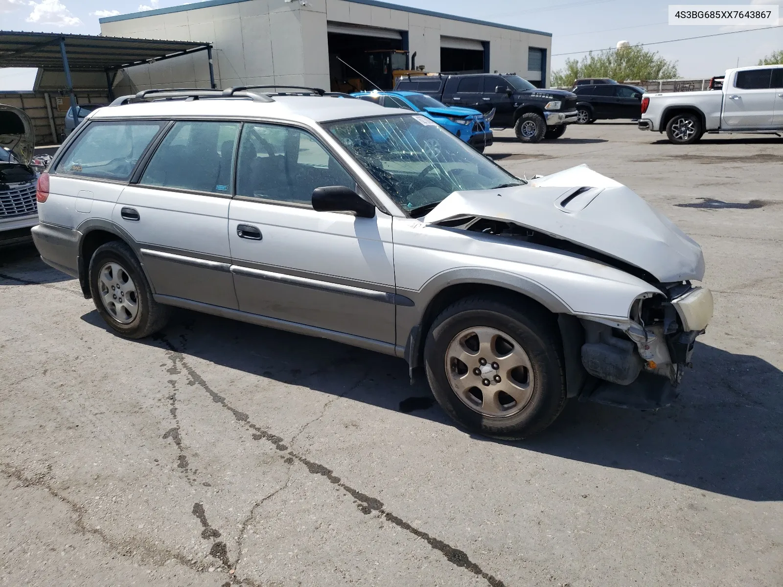 1999 Subaru Legacy Outback VIN: 4S3BG685XX7643867 Lot: 62738894