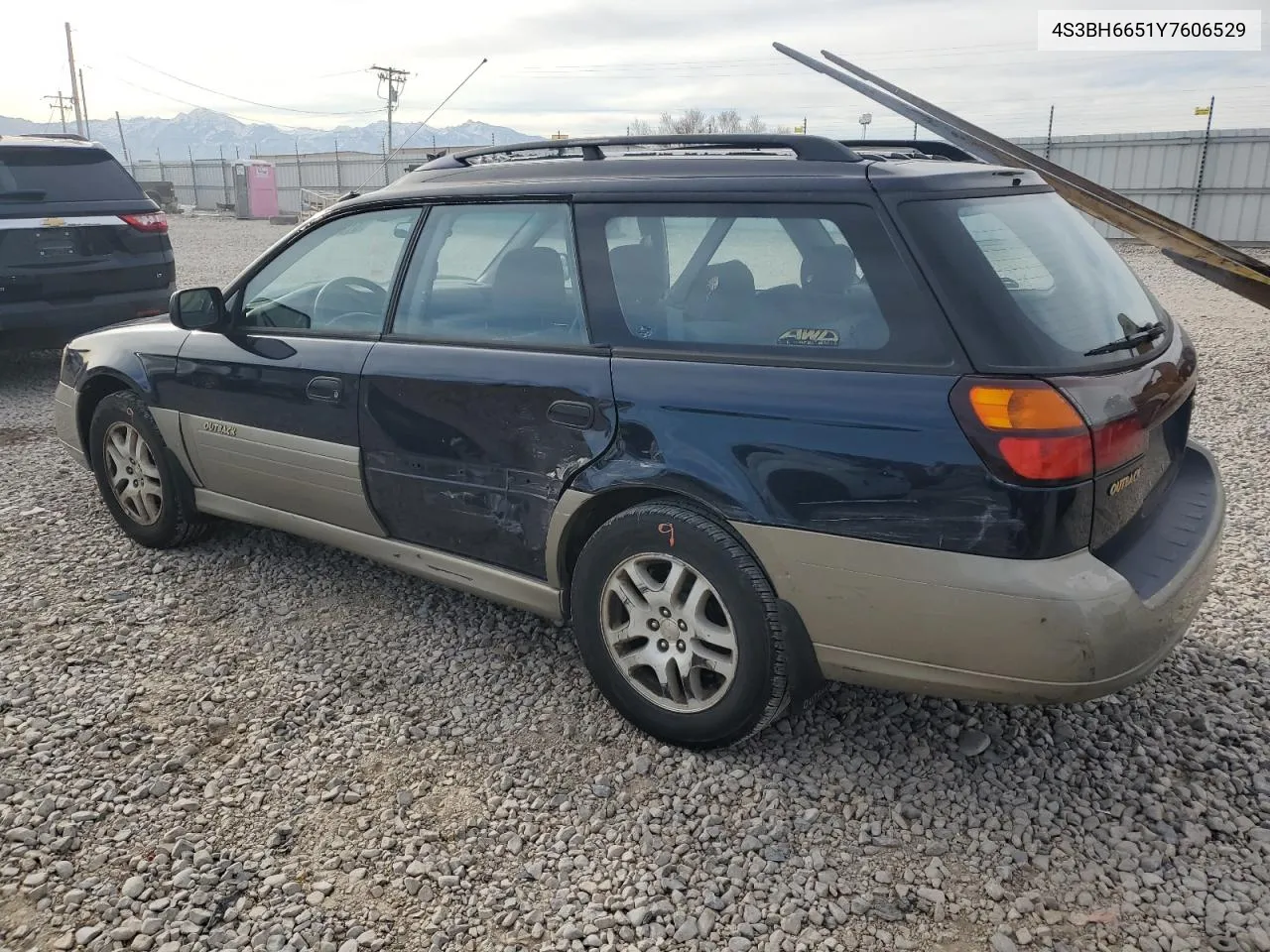 2000 Subaru Legacy Outback VIN: 4S3BH6651Y7606529 Lot: 51188184