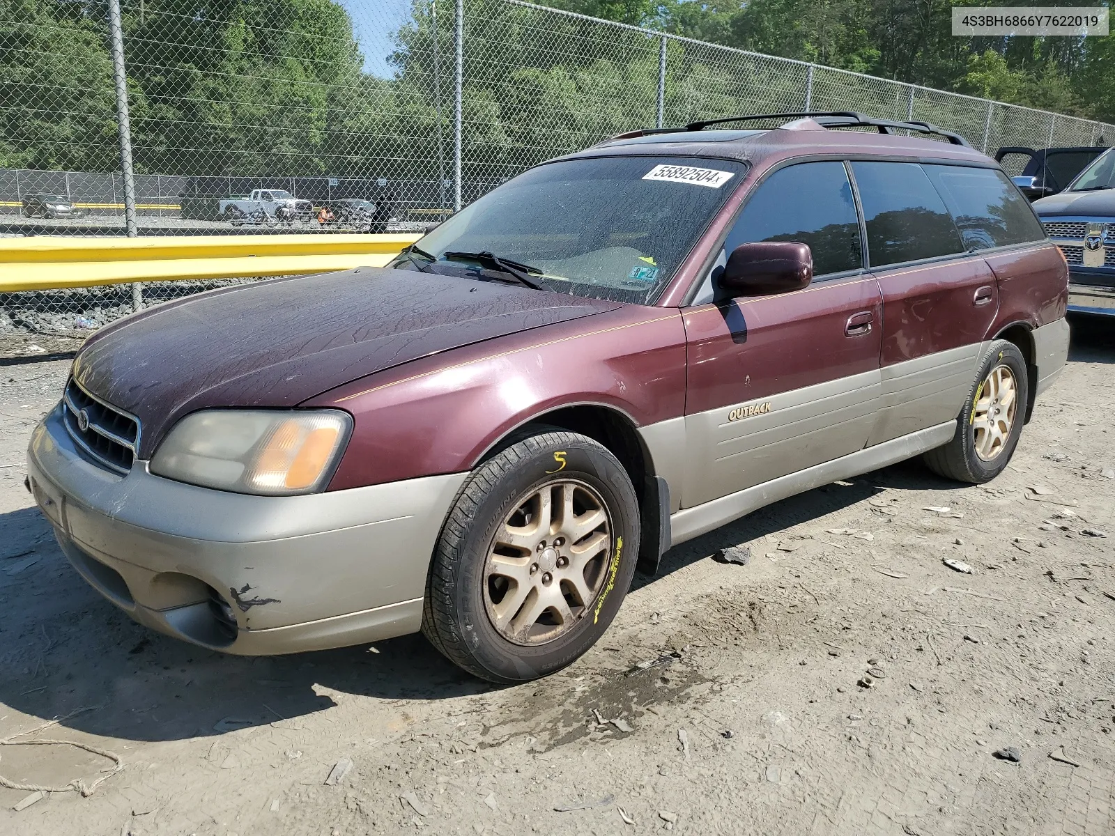 4S3BH6866Y7622019 2000 Subaru Legacy Outback Limited