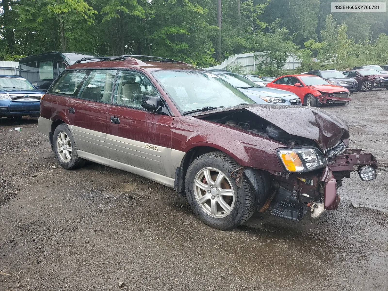 2000 Subaru Legacy Outback VIN: 4S3BH665XY7607811 Lot: 64141154