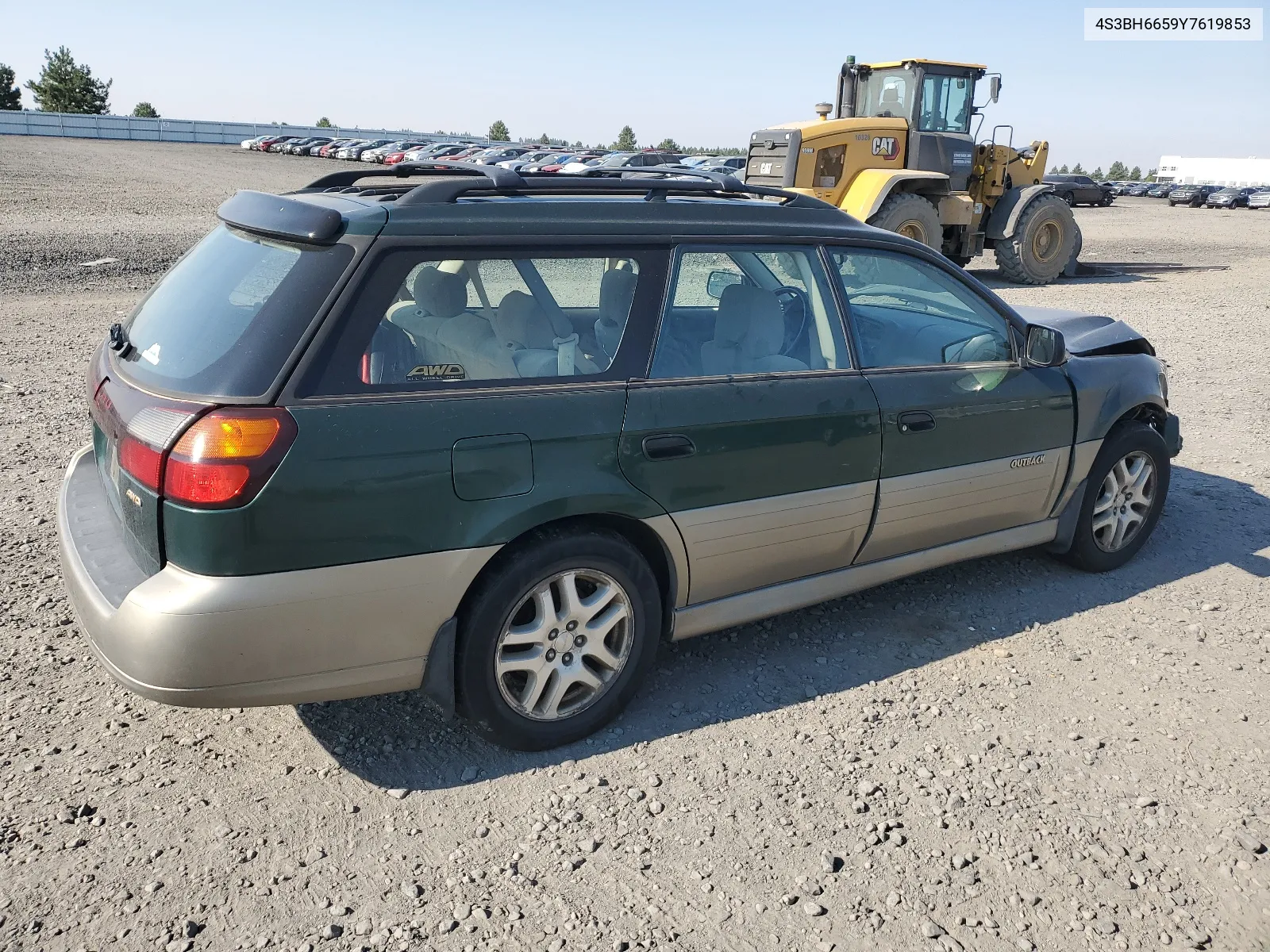 2000 Subaru Legacy Outback VIN: 4S3BH6659Y7619853 Lot: 64187724