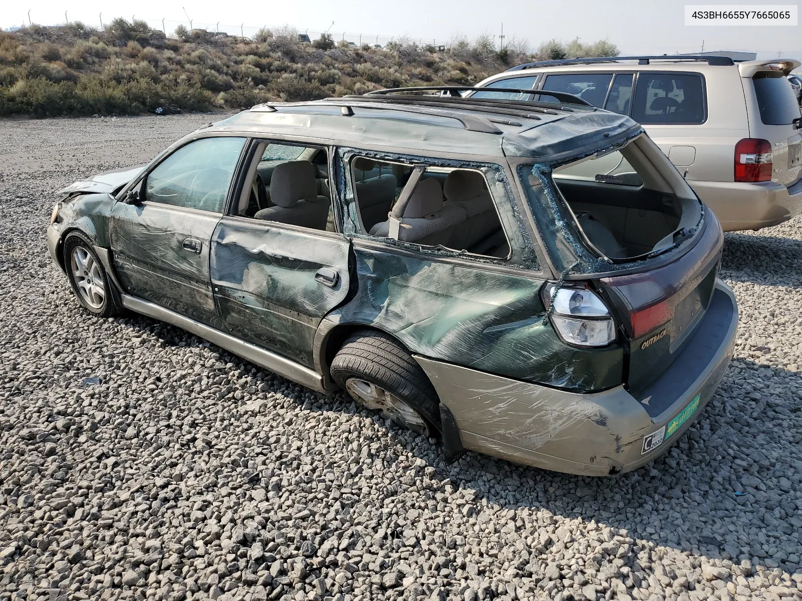 2000 Subaru Legacy Outback VIN: 4S3BH6655Y7665065 Lot: 65413434